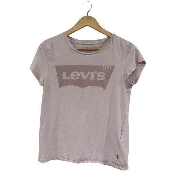 Levi's Flocked Logo Tee Shirt - Picture 1 of 5